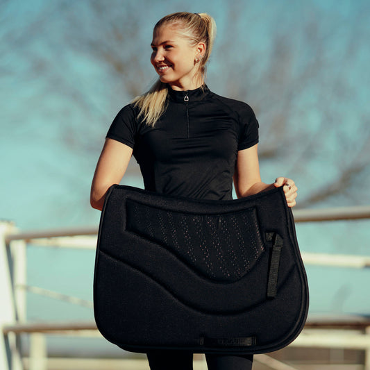 Horze Phoenix All Purpose Saddle Pad - Black