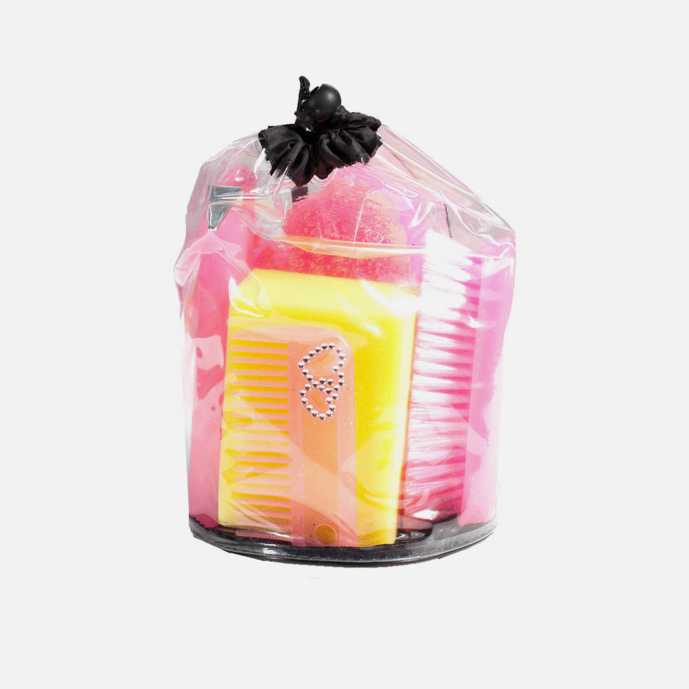 Horze Bling Grooming Set - Pink