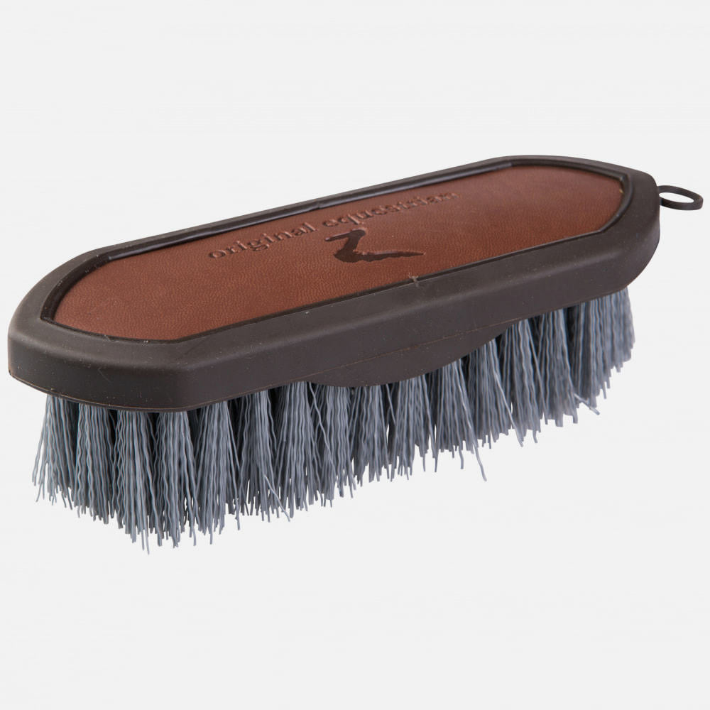 Horze Maddox PU Leather Handle Dandy Brush