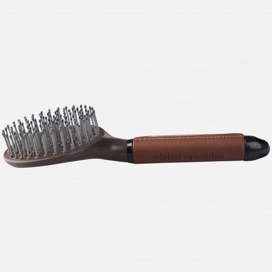 Horze Maddox PU Leather Handle Tail Brush