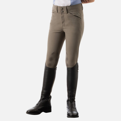 Equinavia Tuva Kids Knee Patch Breeches - Sage Olive