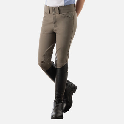 Equinavia Tuva Kids Knee Patch Breeches - Sage Olive