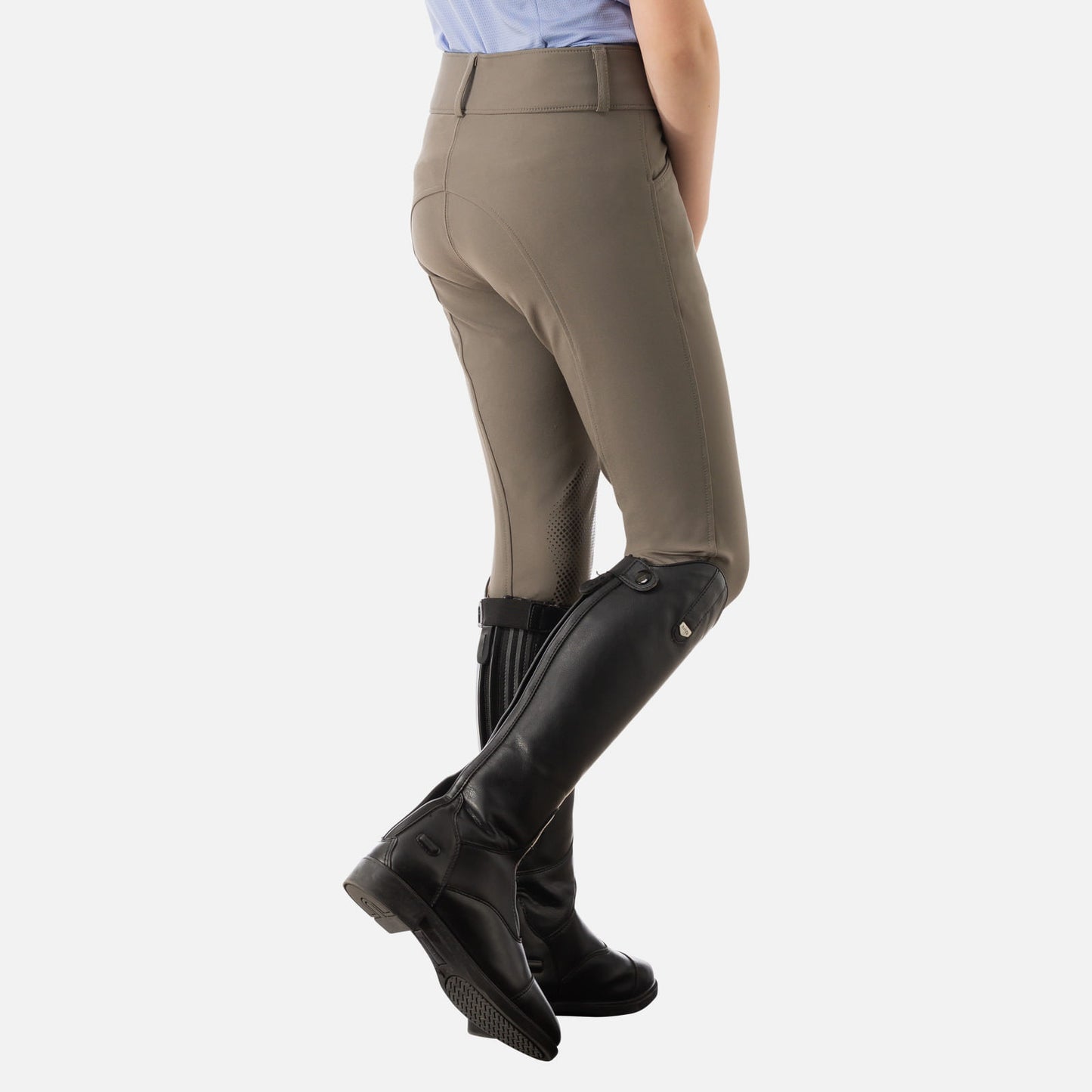 Equinavia Tuva Kids Knee Patch Breeches - Sage Olive