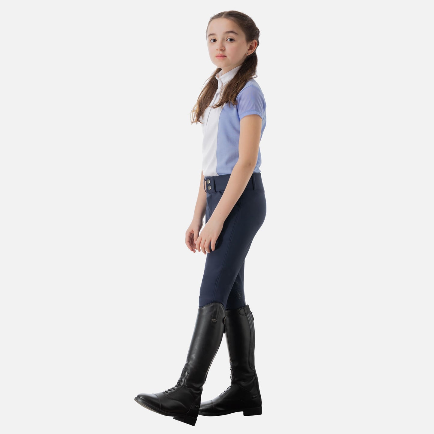 Equinavia Tuva Kids Knee Patch Breeches - Navy