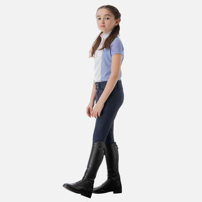Equinavia Tuva Kids Knee Patch Breeches - Navy