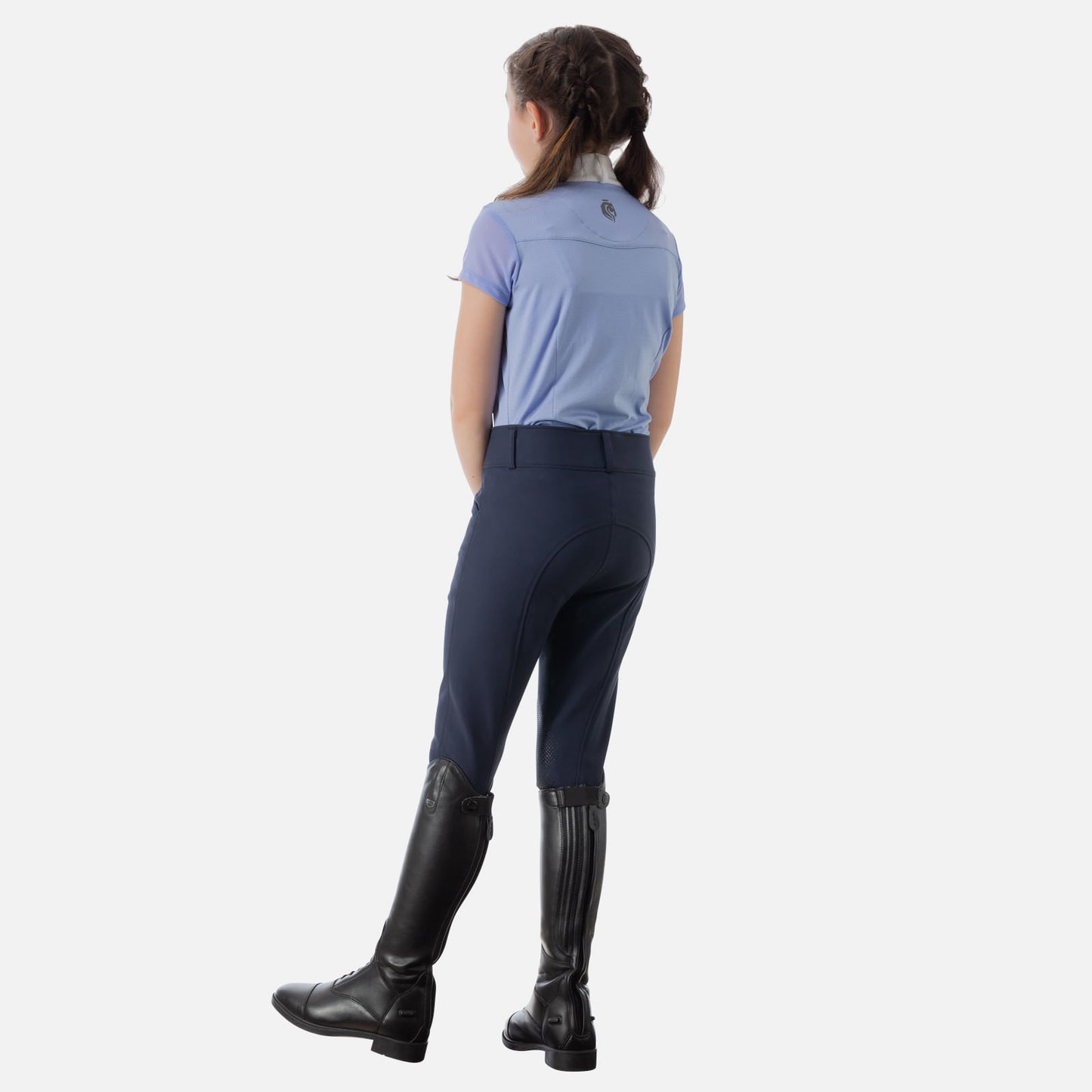 Equinavia Tuva Kids Knee Patch Breeches - Navy