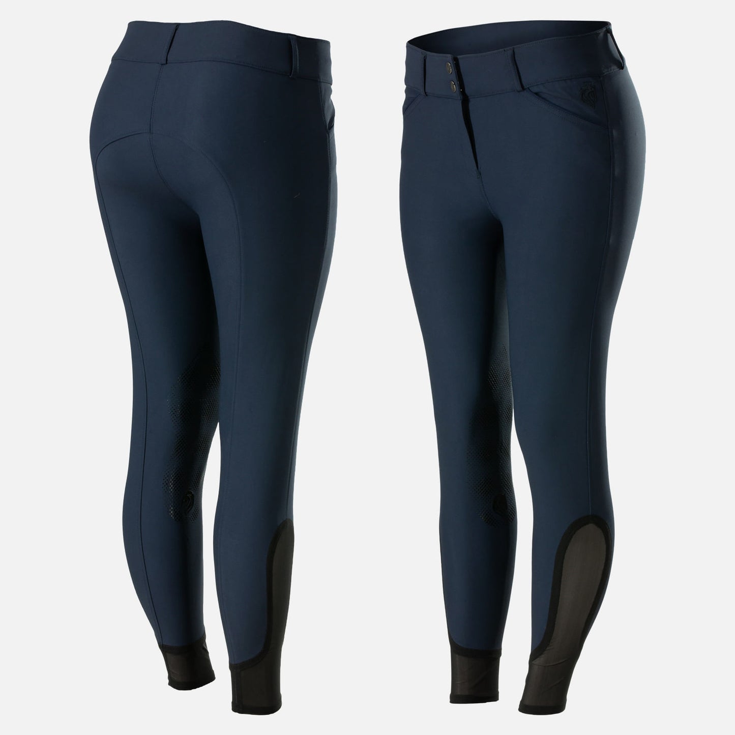 Equinavia Maud Womens Knee Patch Breeches - Navy