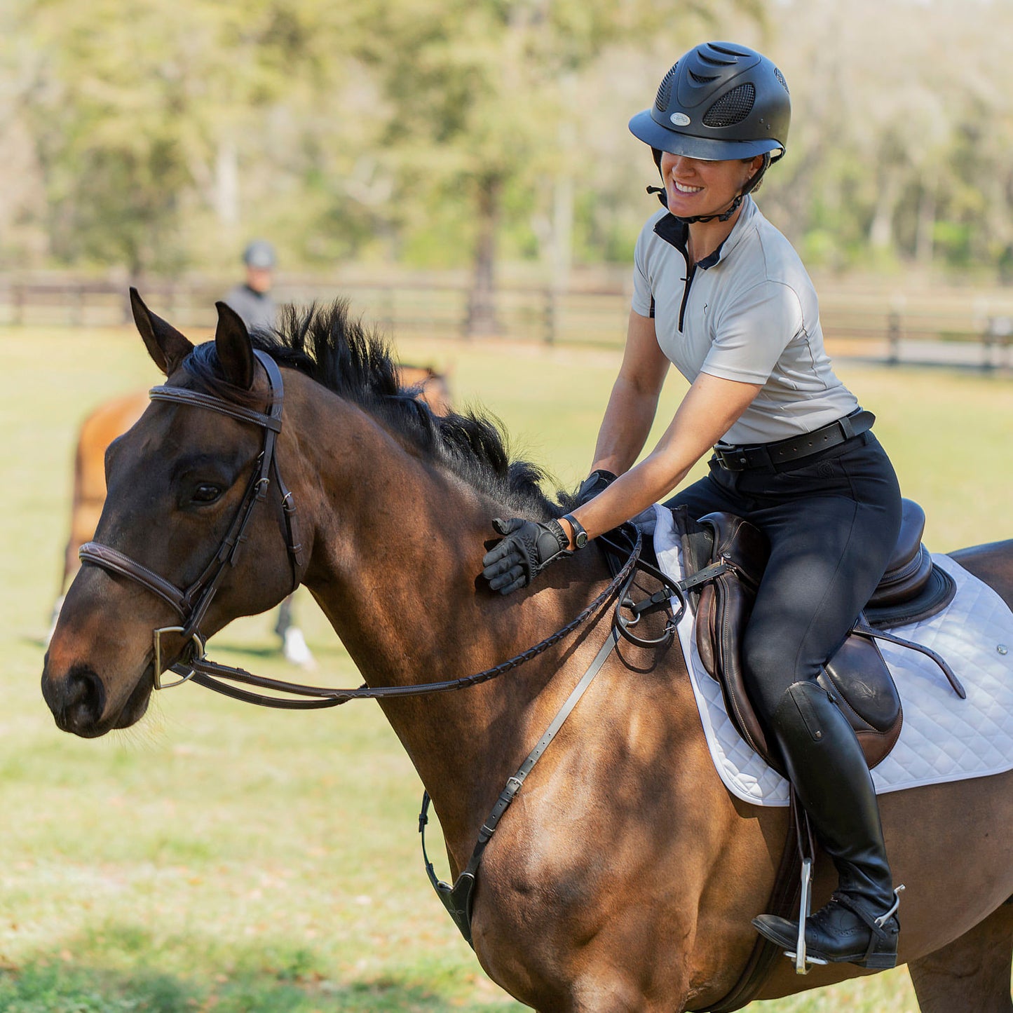 Equinavia Maud Womens Knee Patch Breeches - Black