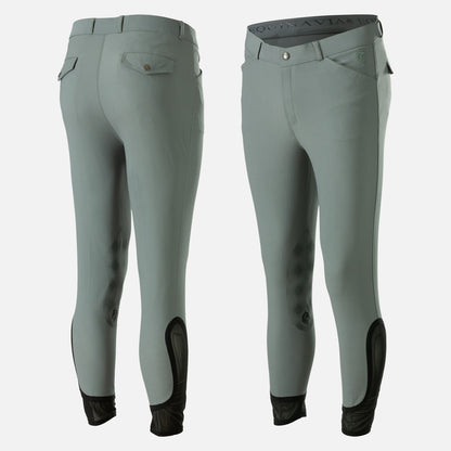 Equinavia Erik Mens Knee Patch Breeches - Steel Grey