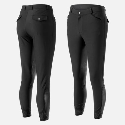 Equinavia Erik Mens Knee Patch Breeches - Black
