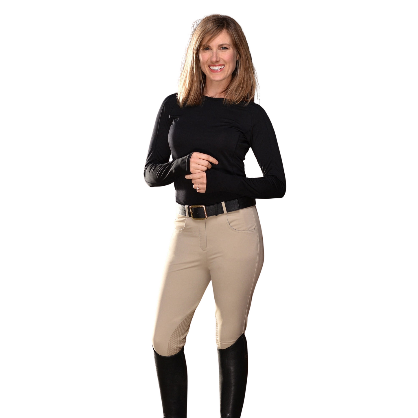 RideTex® Knee Patch Competition Breeches - Tan