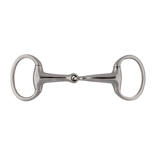 Jacks Solid Jointed Mouth Eggbutt Snaffle Bit - 5"