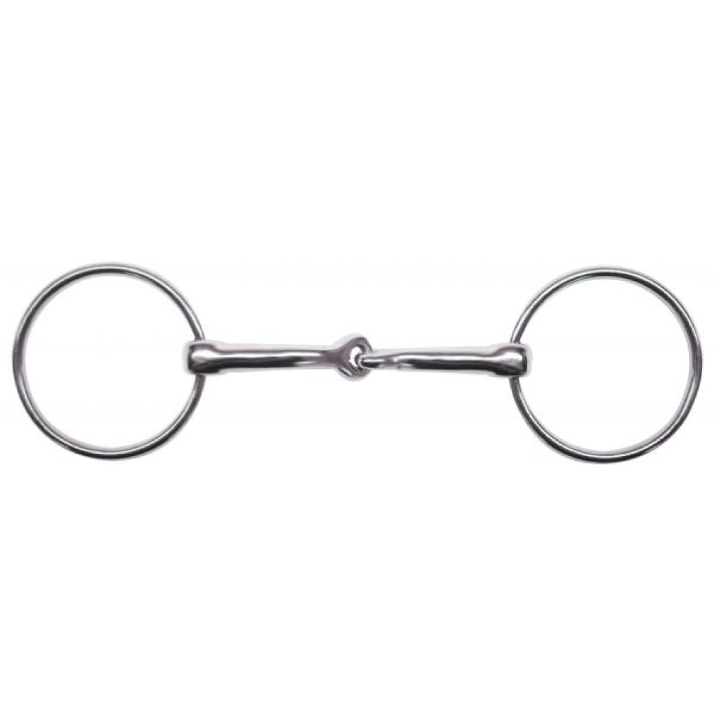 Showman® Chrome Plated Loose Ring Snaffle Bit - 5"