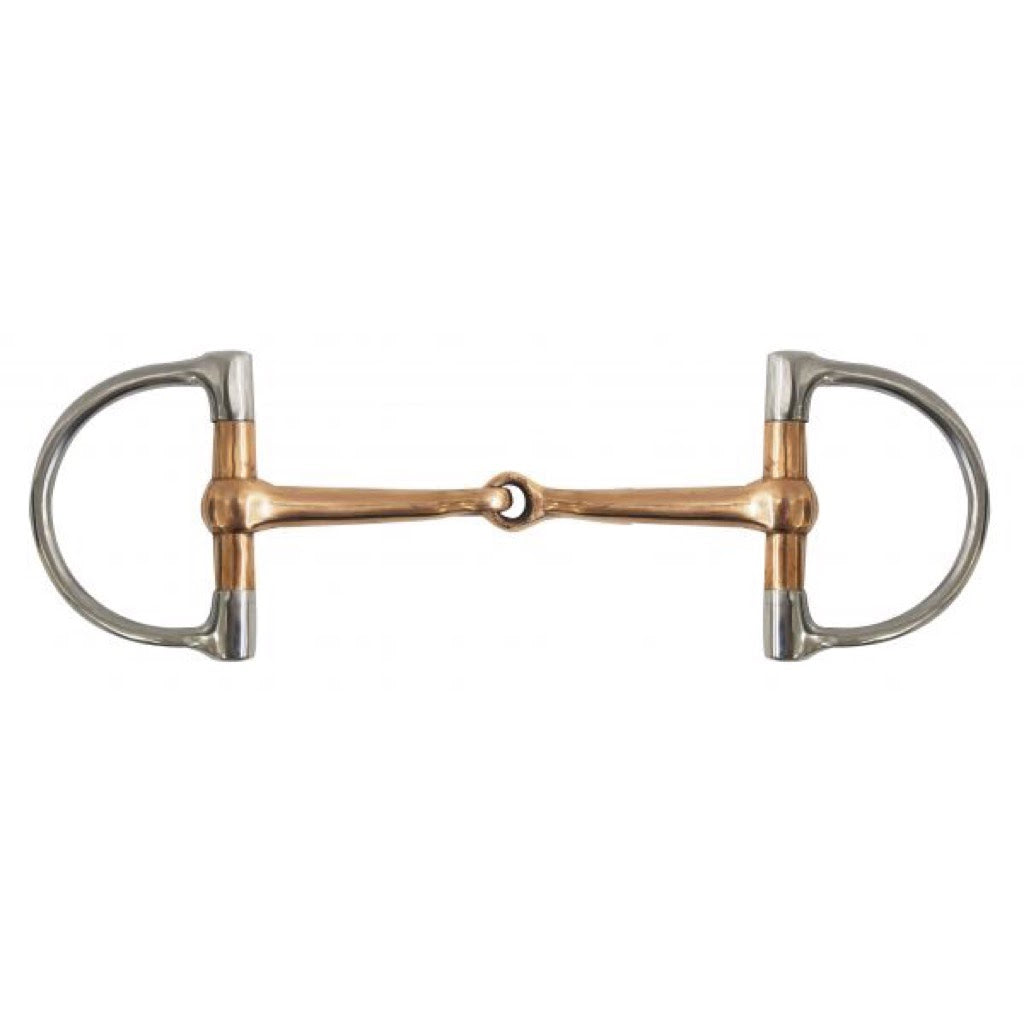 Showman® Copper D Ring Snaffle Bit - 5"
