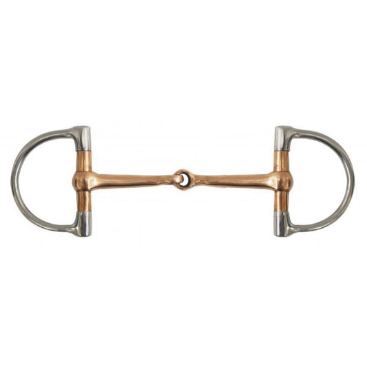Showman® Copper D Ring Snaffle Bit - 5"