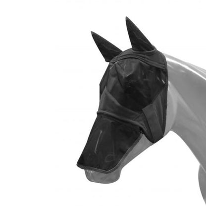 Showman® Teddy Fleece Fly Mask with Detachable Nose