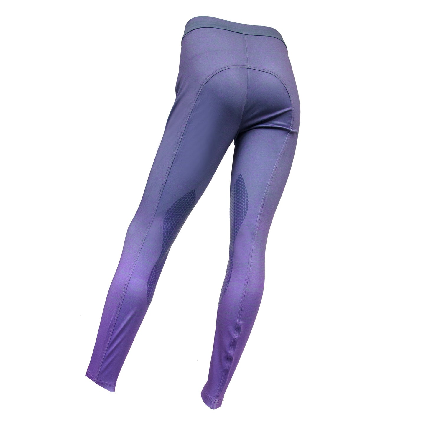 RideTex® Performance Tights - Blue Granite/Deep Lavendar