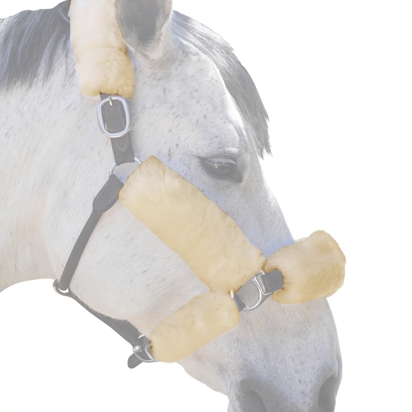 ECP 6 Piece Halter Sheepskin Set - Cream