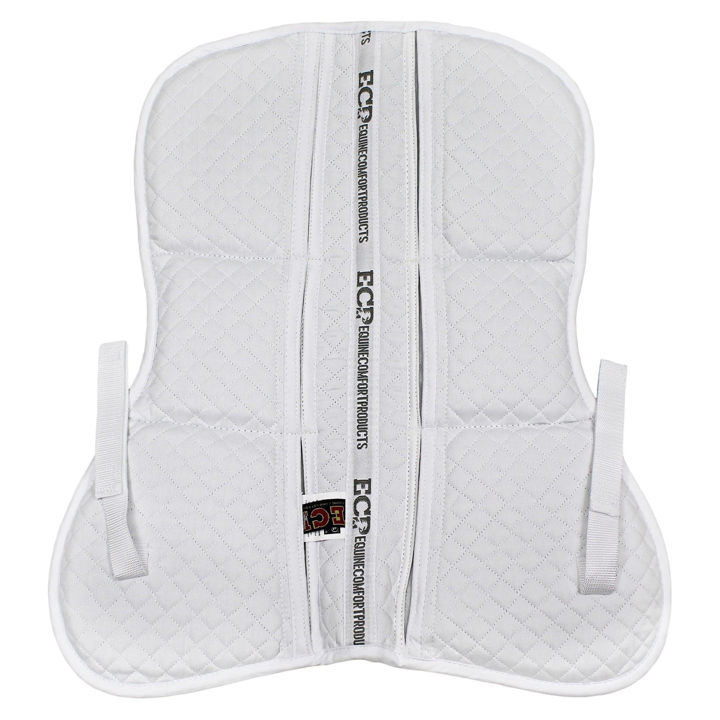 ECP 6-Pocket Quilted Correction Half Pad - White