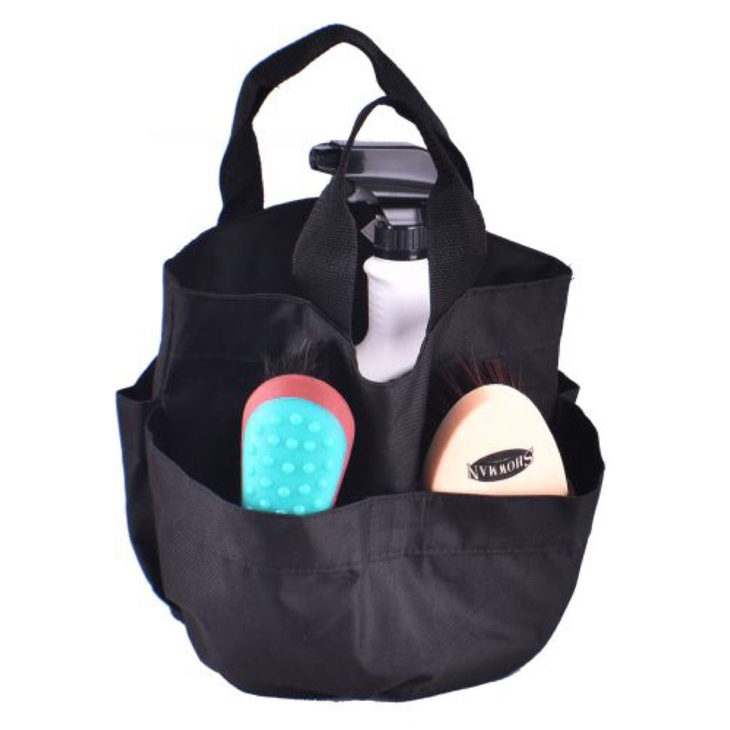 Showman® Nylon Grooming Tote Bag with Mesh Bottom