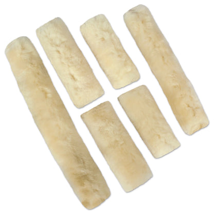 ECP 6 Piece Halter Sheepskin Set - Cream