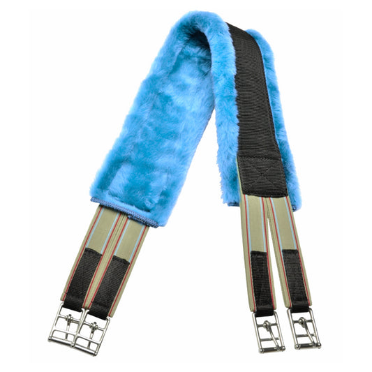 Jacks Fleece Lined Girth - Light Blue