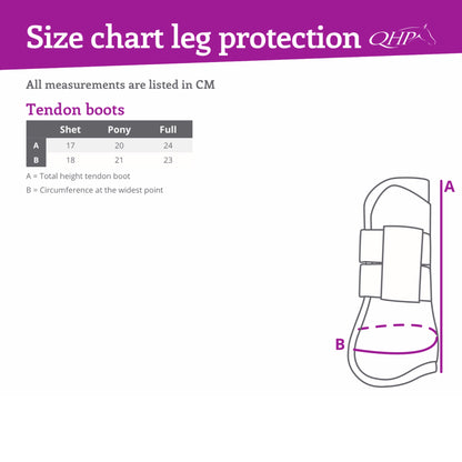 QHP Tendon Boots - Ice Green