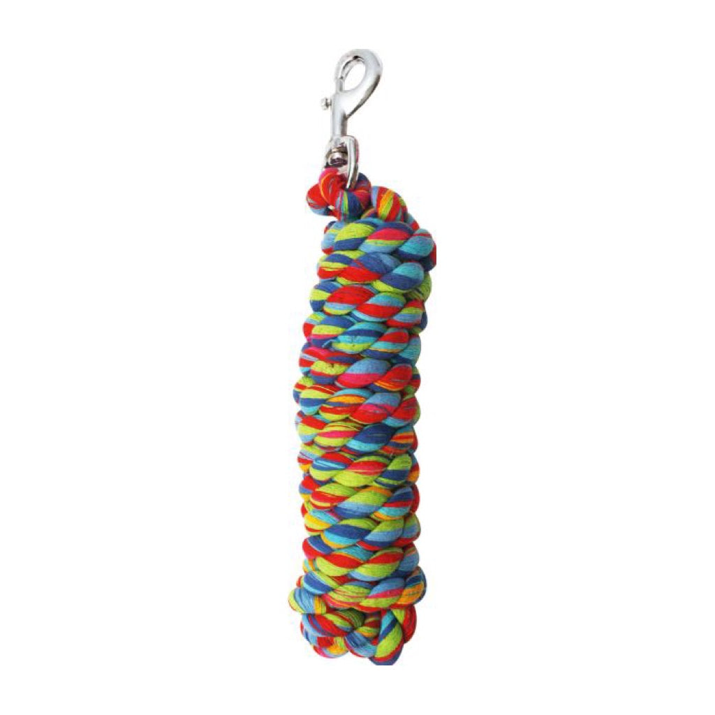 Showman® 10' Multi-Color Braided Cotton Lead Rope
