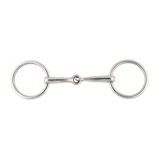 Jacks Stainless Steel Loose Ring Bradoon Bit - 5"