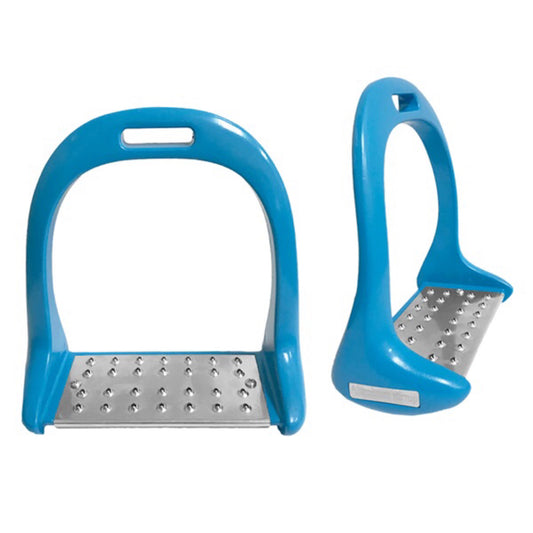 Jacks Aluminum Stirrups - Blue