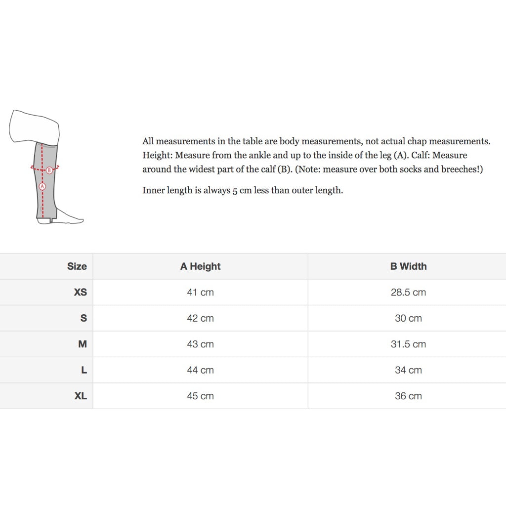 Horze Quinton Leather Half Chaps