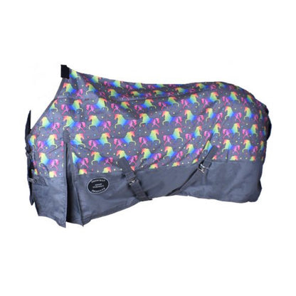 Showman® Unicorn Print 1200D Turnout Sheet