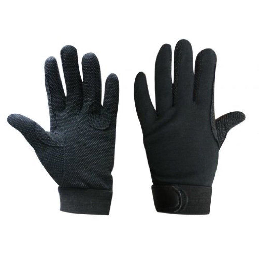 Showman® Breathable Cotton Knit Riding Gloves