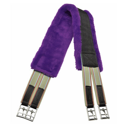 Jacks Fleece Lined Girth - Purple