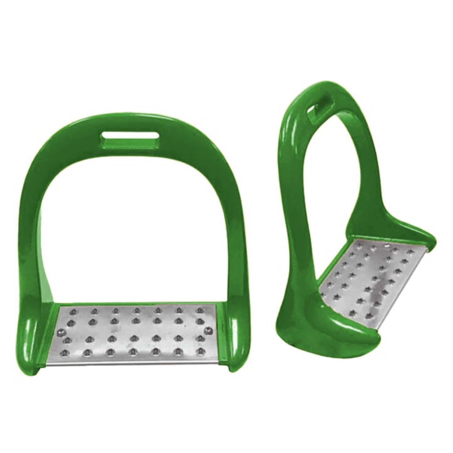 Jacks Aluminum Stirrups - Green