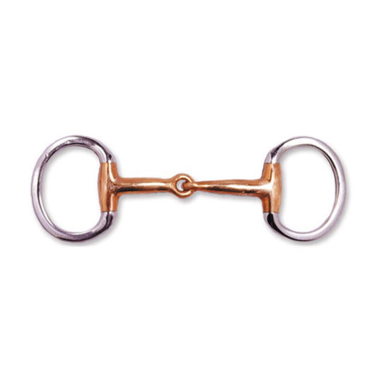 Jacks Copper Eggbutt Snaffle Bit - 5"