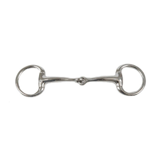 Jacks Curved Mouth Eggbutt Snaffle Bit - 5"