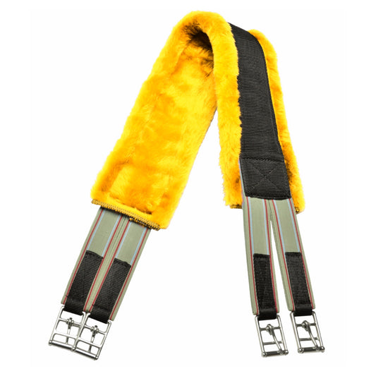 Jacks Fleece Lined Girth - Yellow