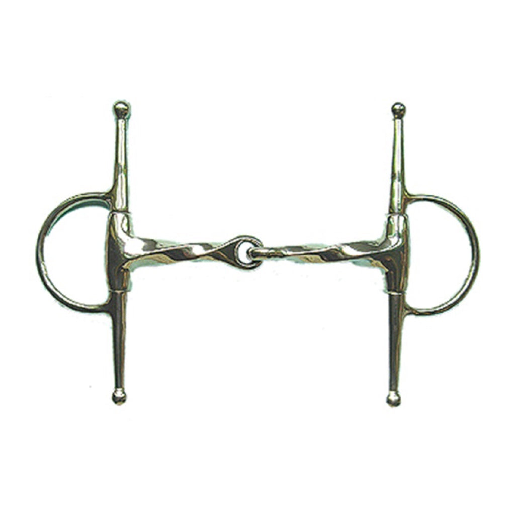 Jacks Stainless Steel Twisted Full Cheek Bit - 4 3/4"