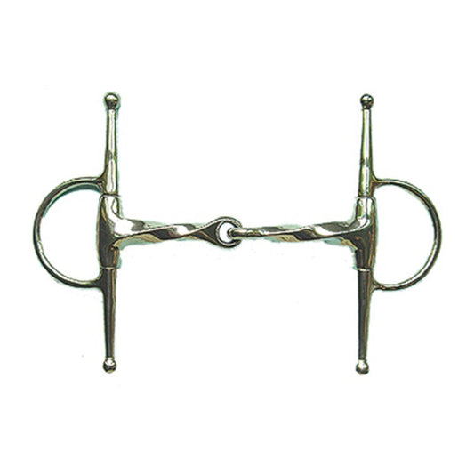 Jacks Stainless Steel Twisted Full Cheek Bit - 4 3/4"