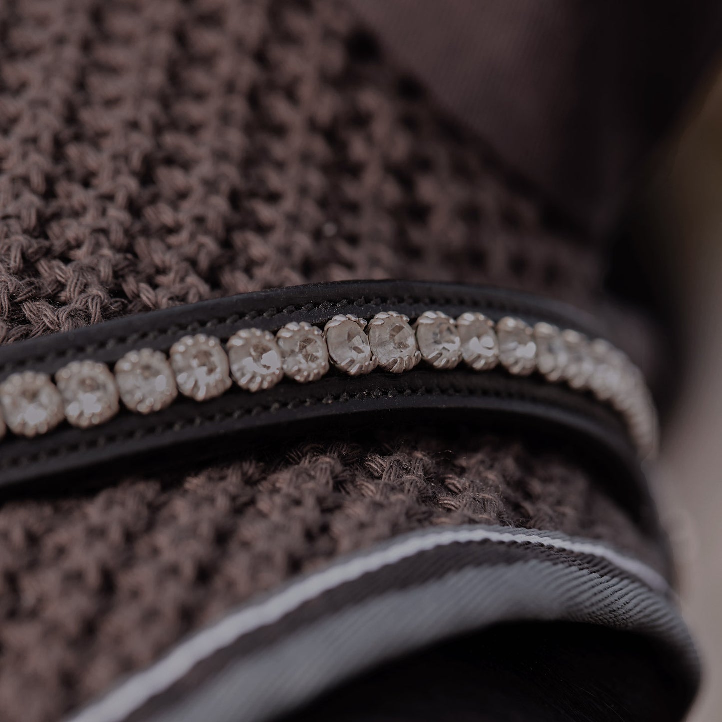 Horze Adepto Ear Net - Dark Brown