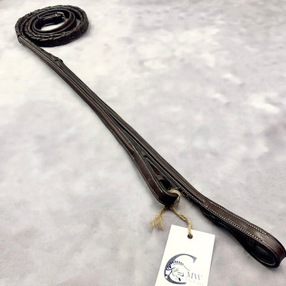 Royal International Plain Raised Laced Reins {American Leather}
