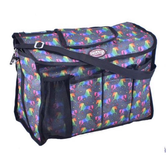 Showman® Unicorn Printed Nylon Cordura Grooming Carrier