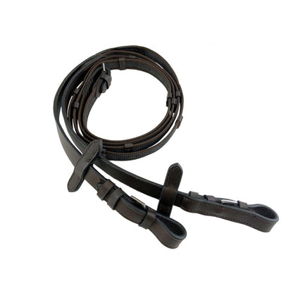 Showman® Rubberized English Reins