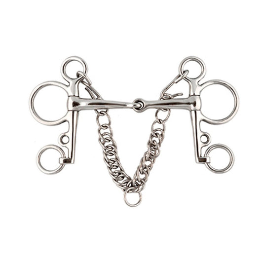 Jacks Stainless Steel Jointed Pelham Bit