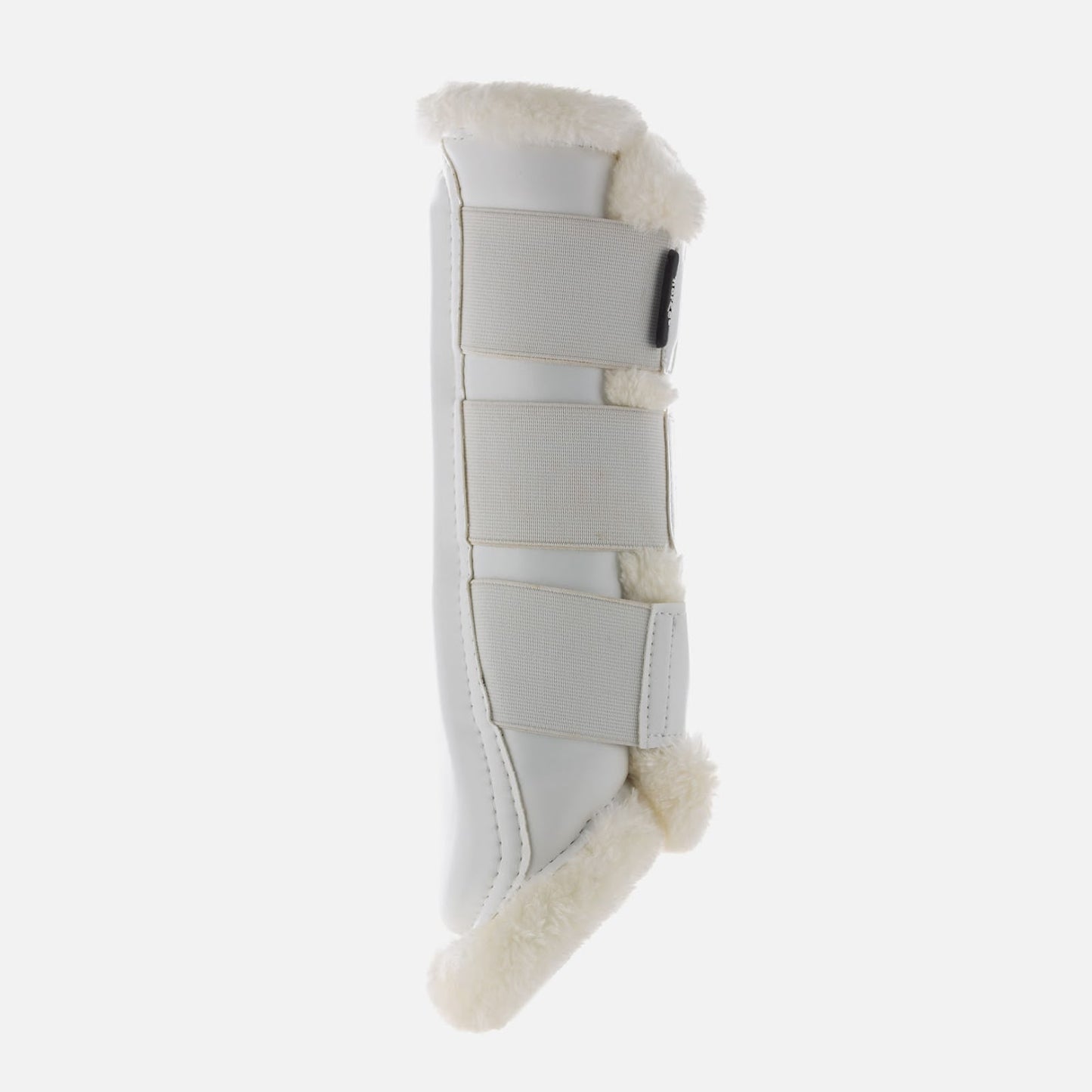 Horze Wilton Faux Fur Brushing Boots - White