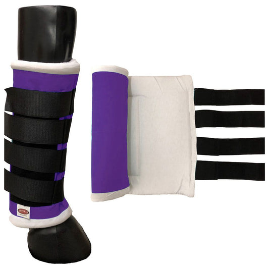 Showman® Nylon Quick Wrap Standing Wraps - Purple