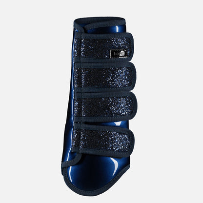 Horze Protection Boots with Glitter - Dark Blue