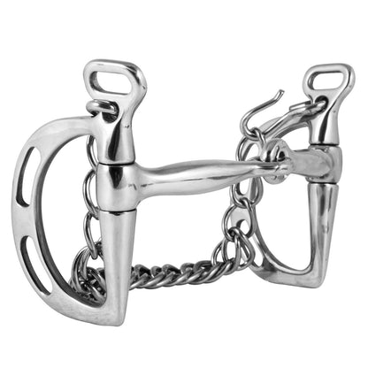 FES® Uxeter Snaffle Kimberwick Bit - 5"