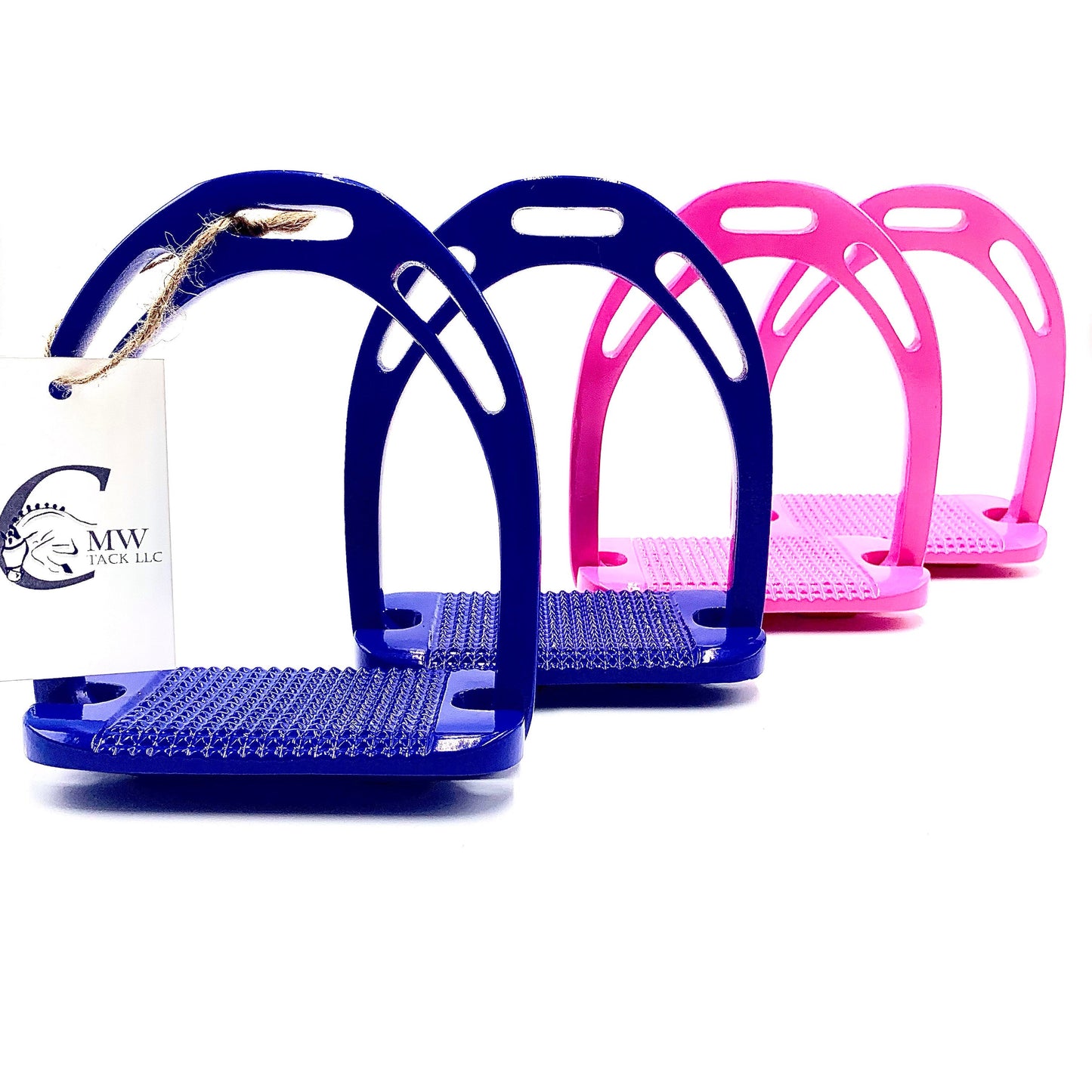 Jin Inspired Wide Bed Stirrups - Blue